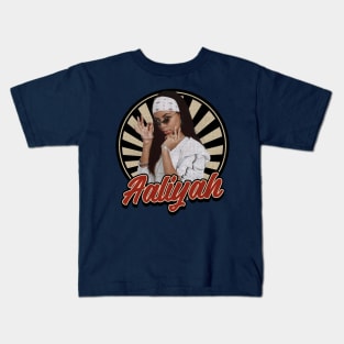 Vintage 80s Aaliyah Kids T-Shirt